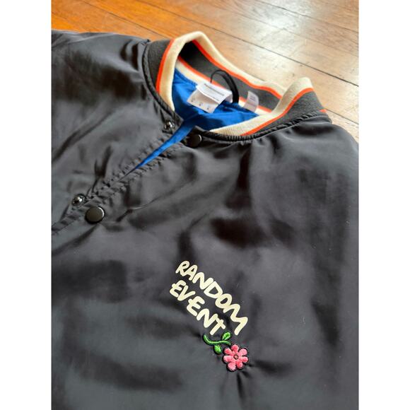 PUMA Random Event Black Bomber Jacket Mens sz XL - Picture 2 of 10